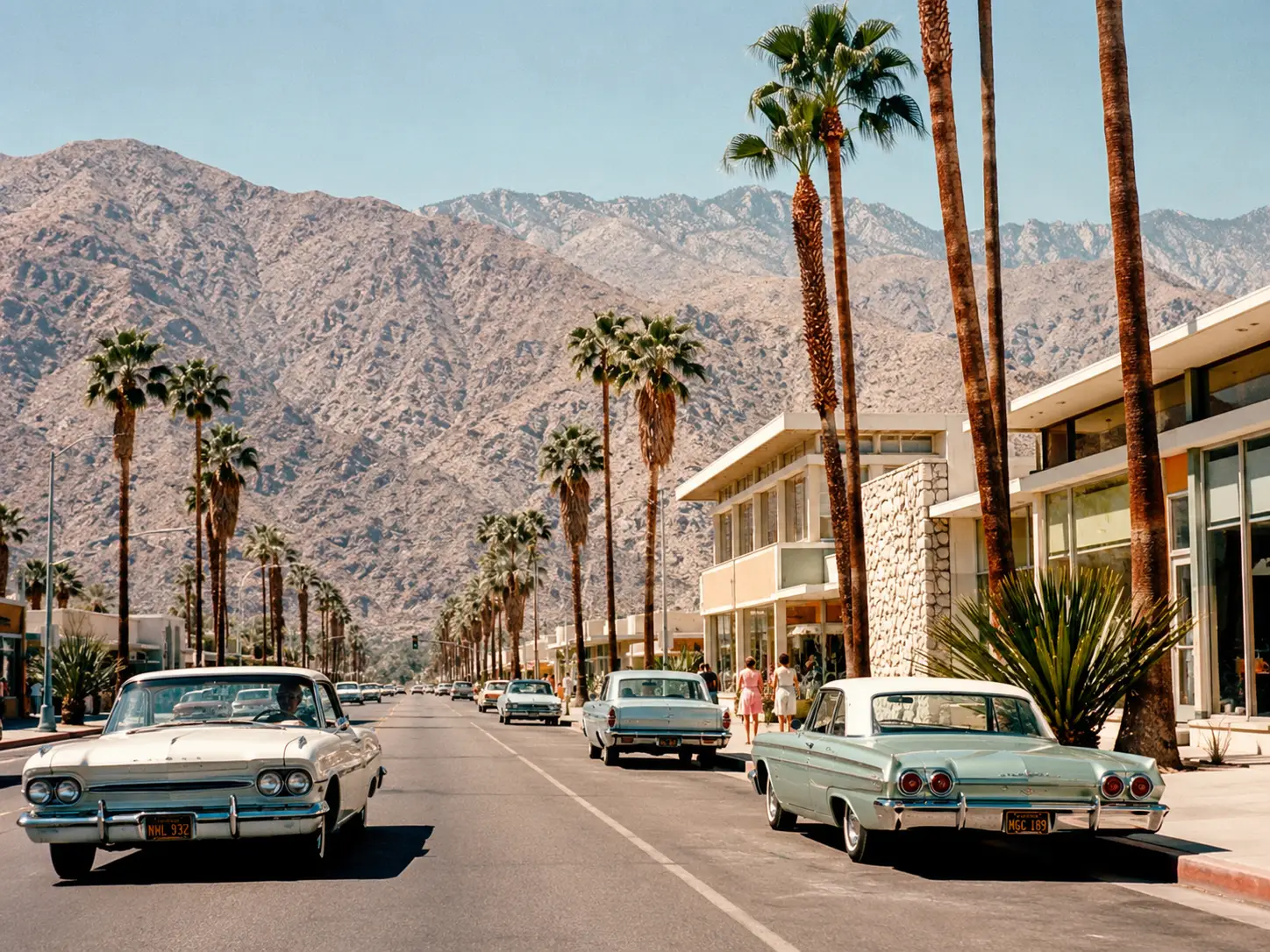Palm Springs California in the 1960s